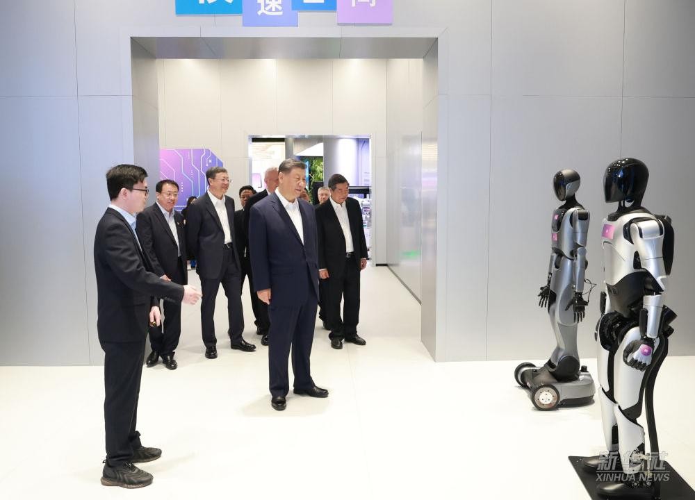 习近平总书记到上海调研，beat365代表具身智能行业汇报进展